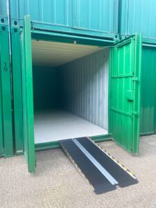 Wheelchair access to ground floor units at Eversley Storage Wheelchair access to ground floor units at Eversley Storage